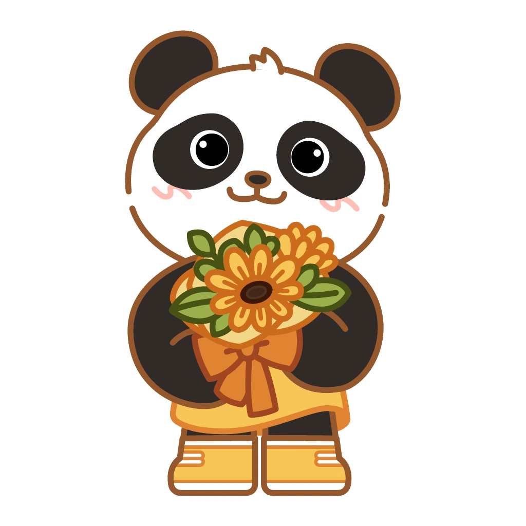 熊猫俊宇新形象角色延展：花艺师完整角色